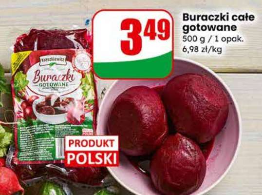 Buraczki całe gotowane