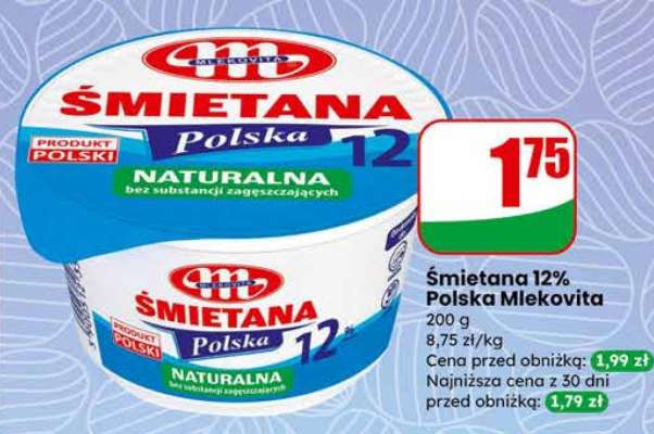 Śmietana 12% Polska Mlekovita