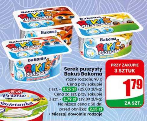 Serek puszysty Bakuś Bakoma