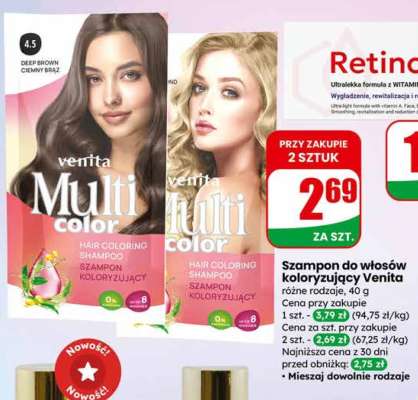 Szampon do włosów koloryzujący Venita