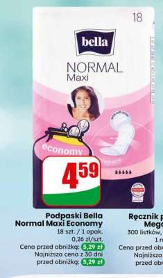 Podpaski Bella Normal Maxi Economy