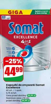 Kapsułki do zmywarki Somat Excellence