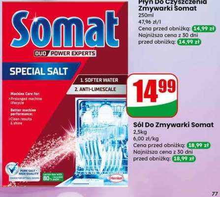 Sól do zmywarki Somat