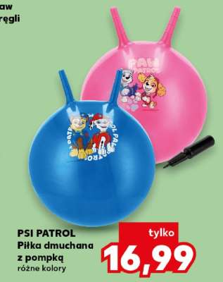 PSI PATROL Piłka dmuchana z pompką