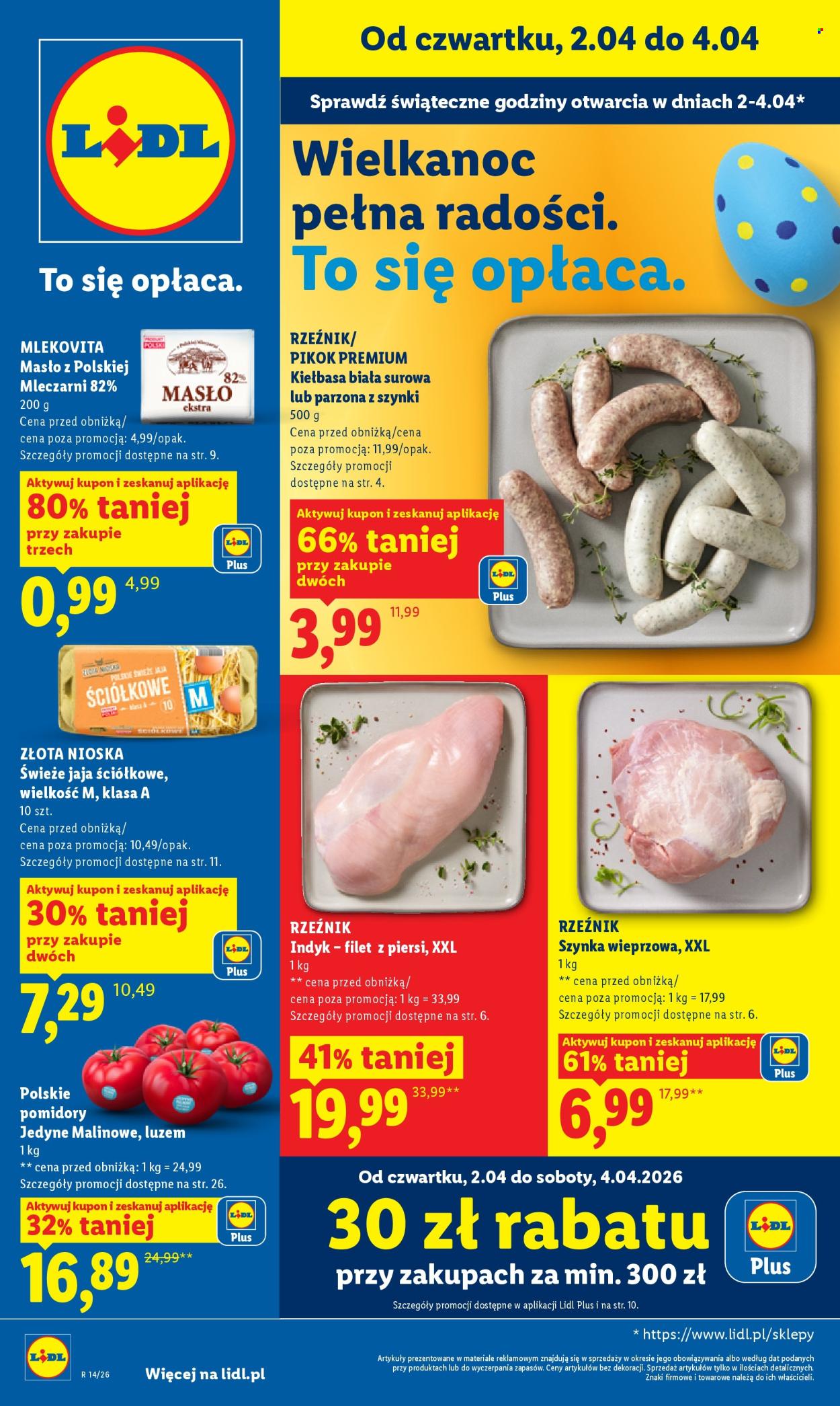 Gazetka Lidl - 2.04.2026 - 4.04.2026. Strona 1