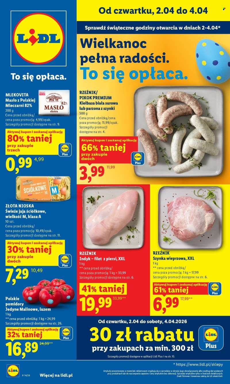 Gazetka Lidl - 2.04.2026 - 4.04.2026.