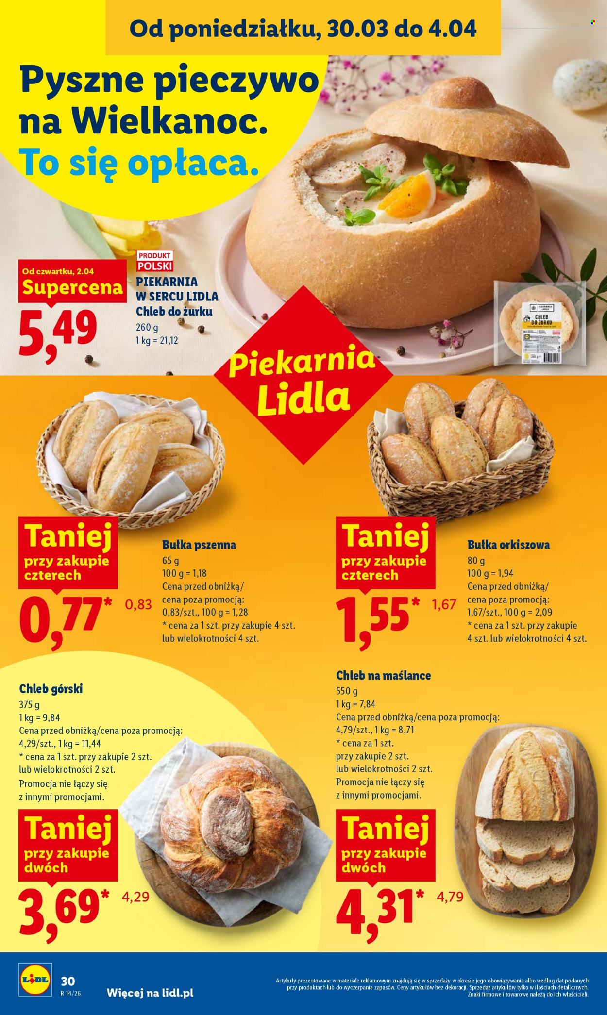 Gazetka Lidl - 2.04.2026 - 4.04.2026. Strona 30
