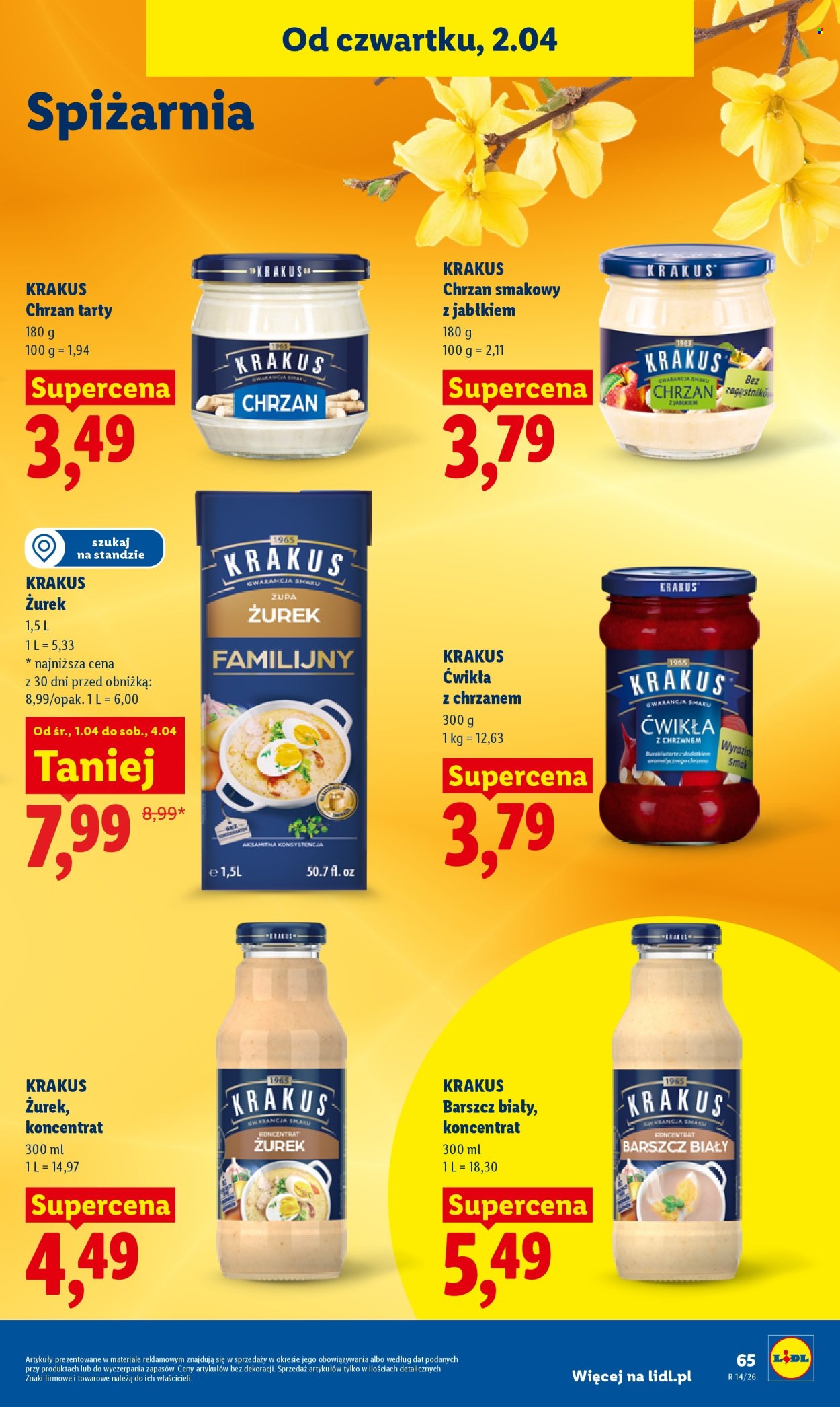 Gazetka Lidl - 2.04.2026 - 4.04.2026. Strona 67