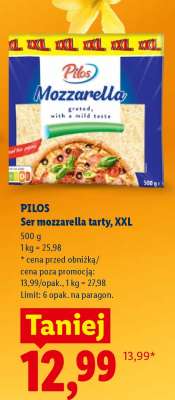 PILOS Ser mozzarella tarty, XXL