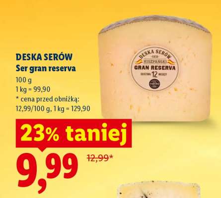 Deska Serów Ser gran reserva