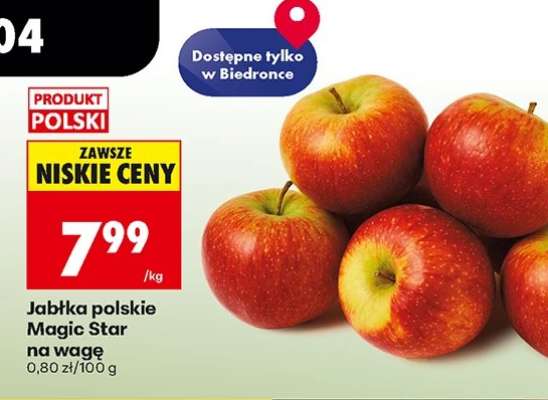 Jabłka polskie Magic Star na wagę