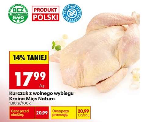 Kurczak z wolnego wybiegu Kraina Mięs Nature