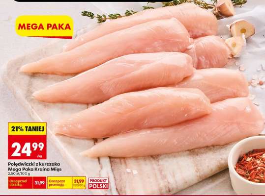Polędwiczki z kurczaka Mega Paka Kraina Mies