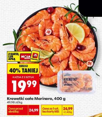 Krewetki całe Marinero 400 g