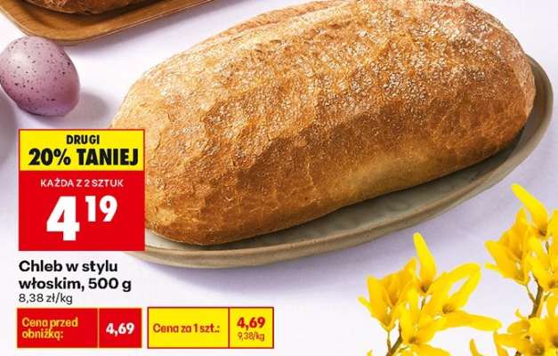 Chleb w stylu włoskim, 500 g