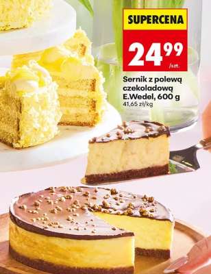 Sernik z polewą czekoladową E.Wedel, 600 g