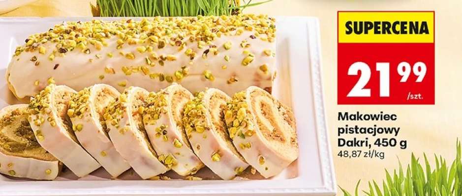 Makowiec pistacjowy Dakri, 450 g