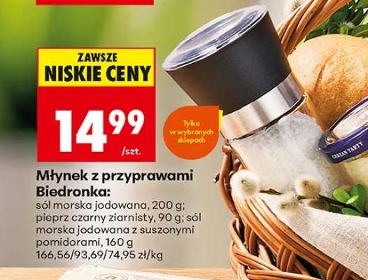 Młynek z przyprawami Biedronka
