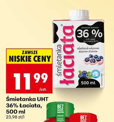 Śmietanka UHT 36% Łaciata, 500 ml