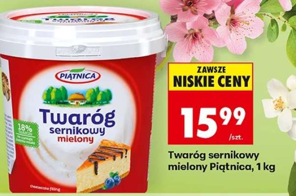 Twaróg sernikowy mielony Piątnica, 1 kg