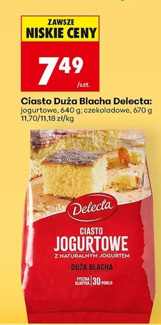 Ciasto Duża Blacha Delecta