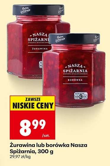 Żurawina lub borówka Nasza Spiżarnia 300 g