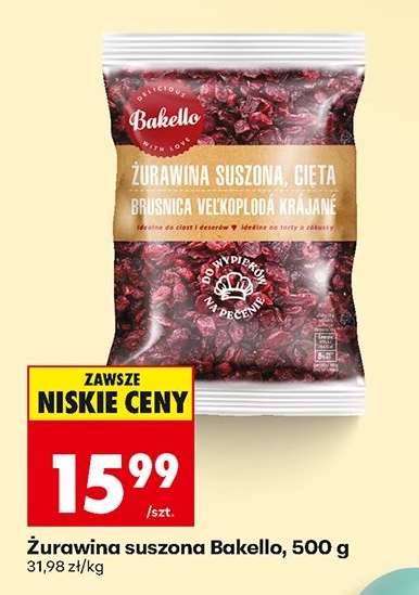 Żurawina suszona Bakello, 500 g