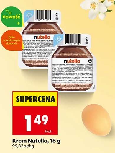 Krem Nutella, 15 g