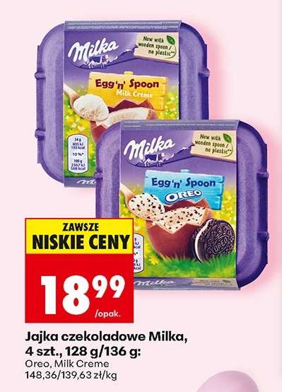 Jajka czekoladowe Milka