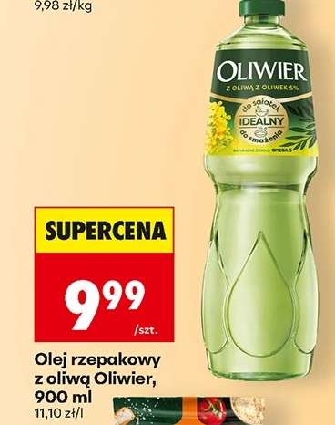 Olej rzepakowy z oliwą Oliwier, 900 ml