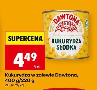 Kukurydza w zalewie Dawtona, 400 g/220 g