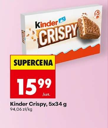 Kinder Crispy, 5x34 g