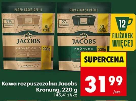 Kawa rozpuszczalna Jacobs Kronung, 220 g