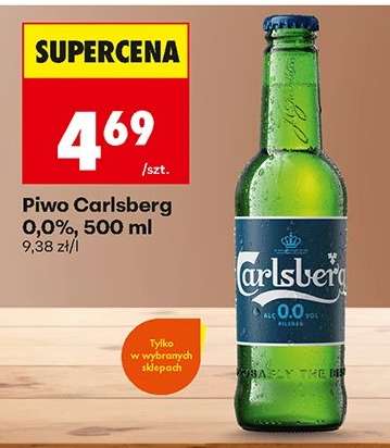 Piwo Carlsberg 0,0%, 500 ml