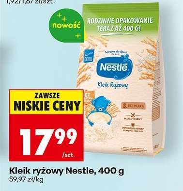 Kleik ryżowy Nestle, 400 g