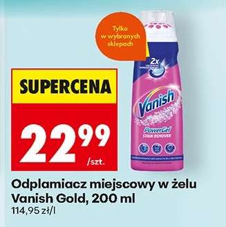 Odplamiacz miejscowy w żelu Vanish Gold , 200 ml