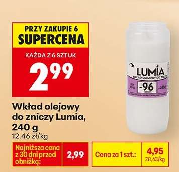 Wkład olejowy do zniczy Lumia 240 g