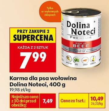 Karma dla psa wołowina Dolina Noteci, 400 g