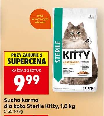 Sucha karma dla kota Sterile Kitty 1,8 kg
