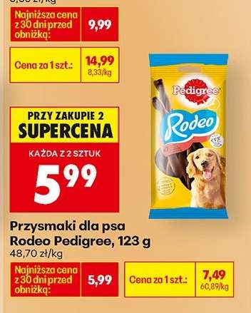 Przysmaki dla psa Rodeo Pedigree , 123 g