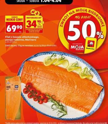 Filet z łososia atlantyckiego porcja rodzinna Marinero