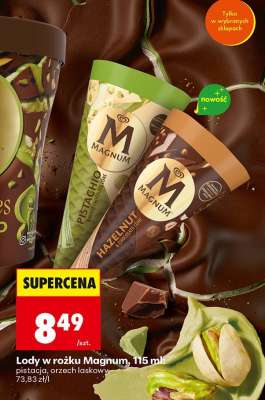 Lody w rożku Magnum, 115 ml