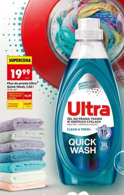 Płyn do prania Ultra Quick Wash, 1,52 l