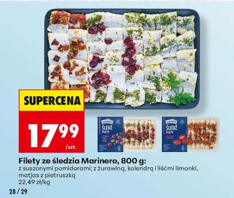 Filety ze śledzia Marinero, 800 g