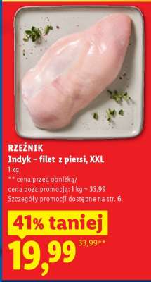 Rzeźnik Indyk – filet z piersi, XXL