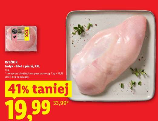 Rzeźnik Indyk – filet z piersi, XXL