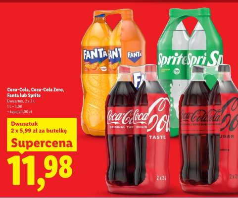 > Coca-Cola > Coca-Cola Zero > Fanta > Sprite