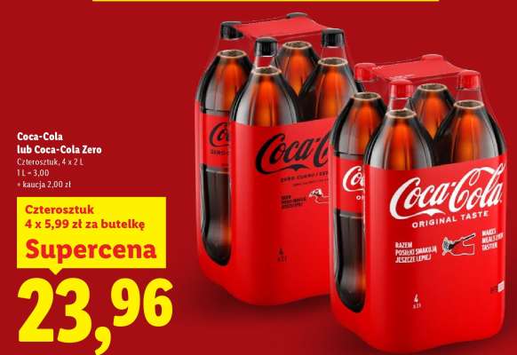 Coca-Cola lub Coca-Cola Zero