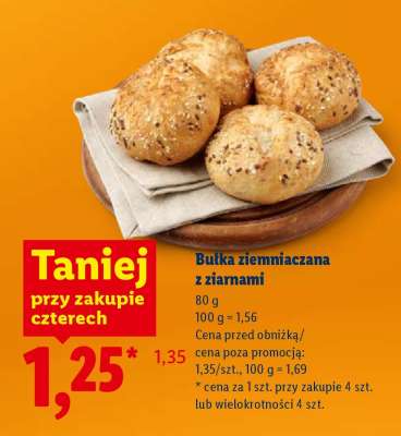 Bułka ziemniaczana z ziarnami