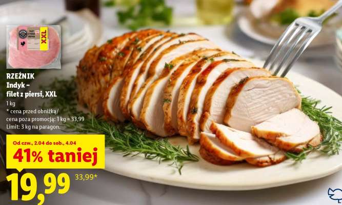Rzeźnik Indyk – filet z piersi, XXL